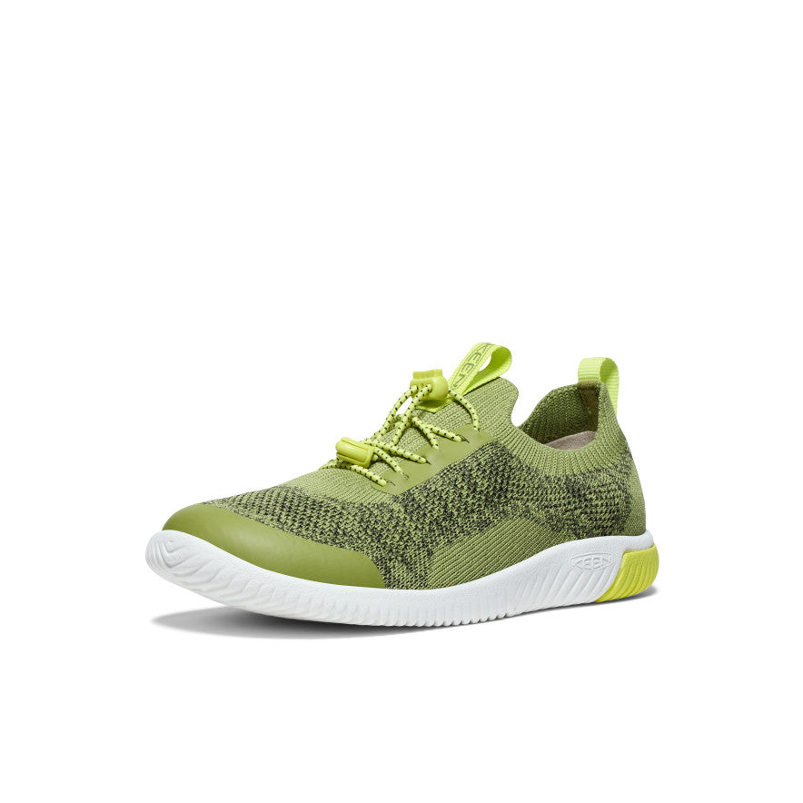 Keen Big Kids' KNX Knit Sneaker Iguana/Evening Primrose