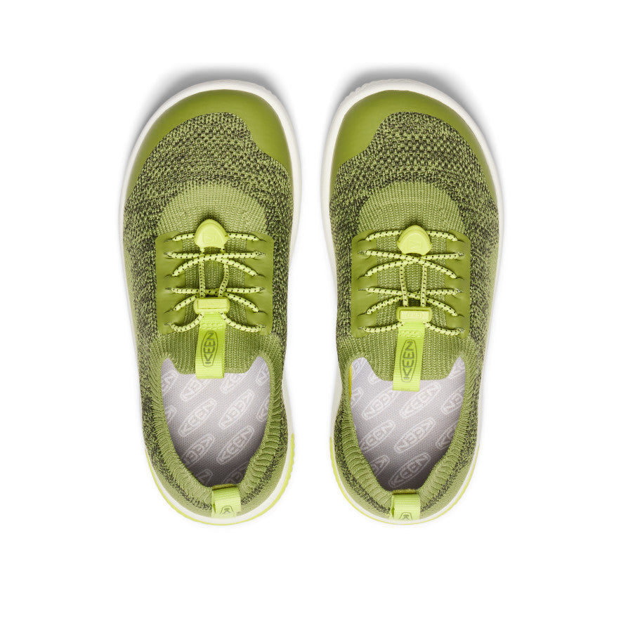 Keen Big Kids' KNX Knit Sneaker Iguana/Evening Primrose