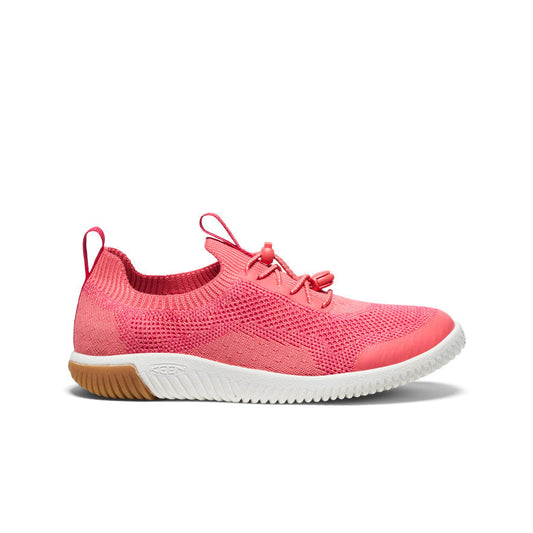 Keen Big Kids' KNX Knit Sneaker Dubarry/Star White