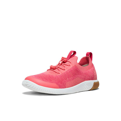 Keen Big Kids' KNX Knit Sneaker Dubarry/Star White