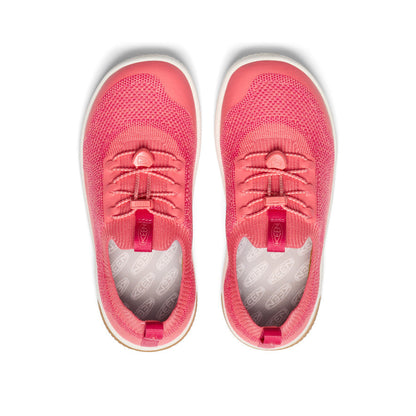 Keen Big Kids' KNX Knit Sneaker Dubarry/Star White