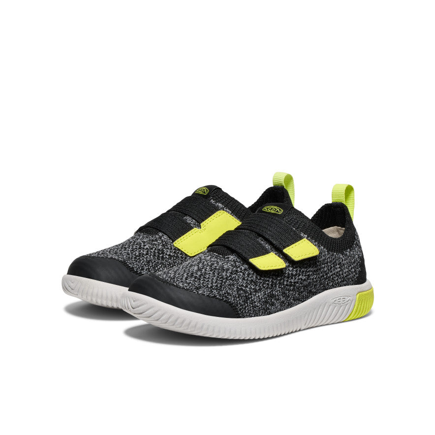 Keen Little Kids' KNX Knit Double Strap Black/Evening Primrose