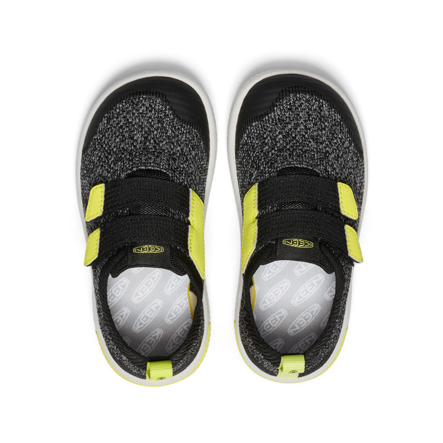 Keen Little Kids' KNX Knit Double Strap Black/Evening Primrose