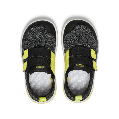 Keen Little Kids' KNX Knit Double Strap Black/Evening Primrose