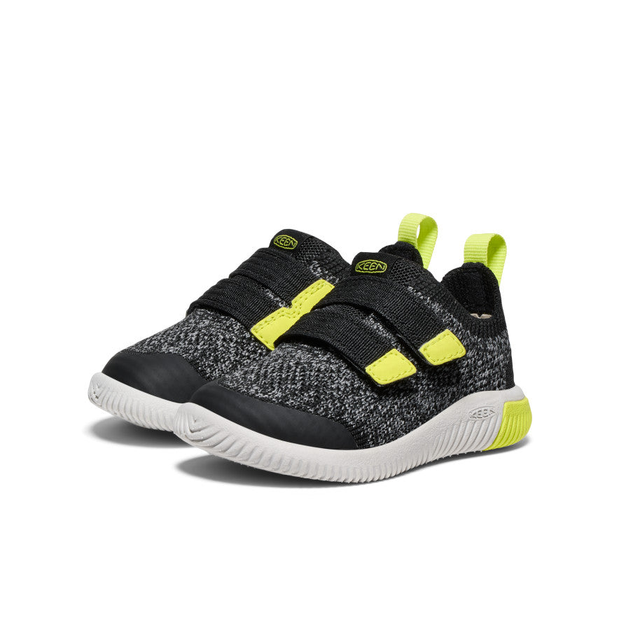 Keen Toddlers' KNX Knit Double Strap Black/Evening Primrose