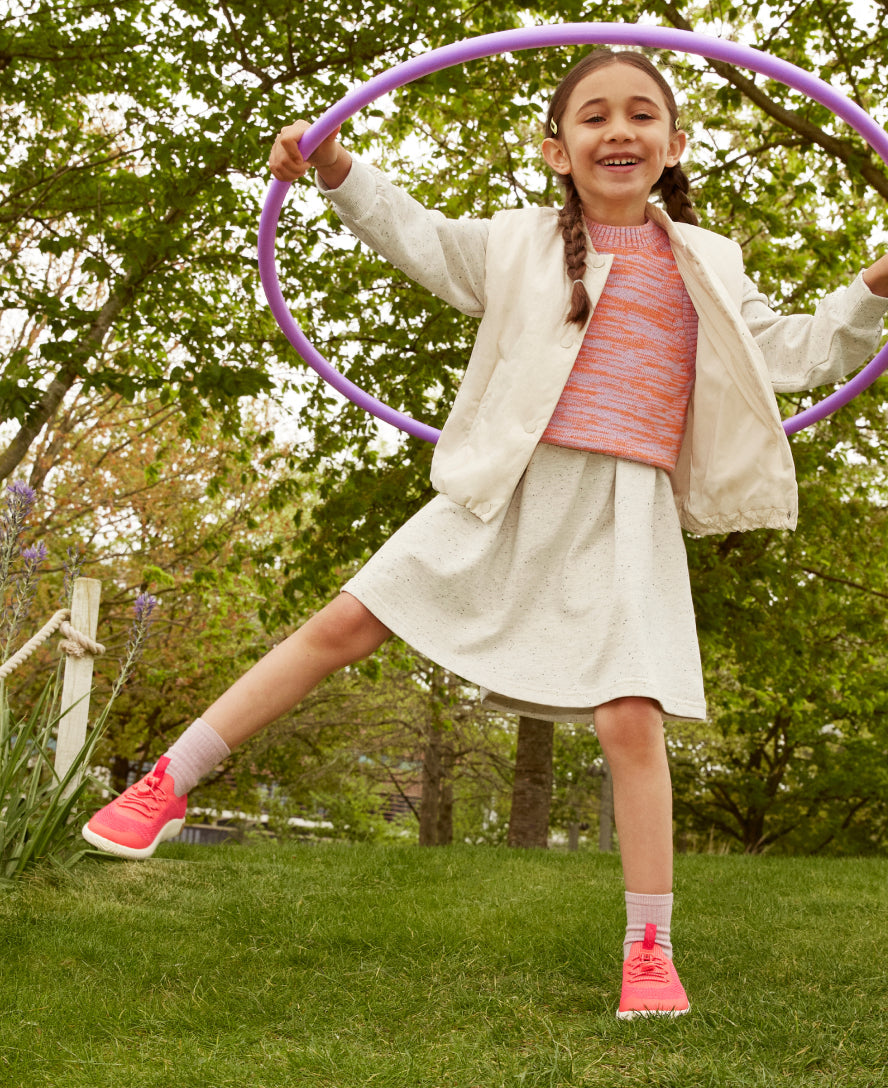 Keen Little Kids' KNX Knit Sneaker Iguana/Evening Primrose