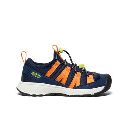 Keen Little Kids' Motozoa Sneaker Naval Academy/Bright Marigold