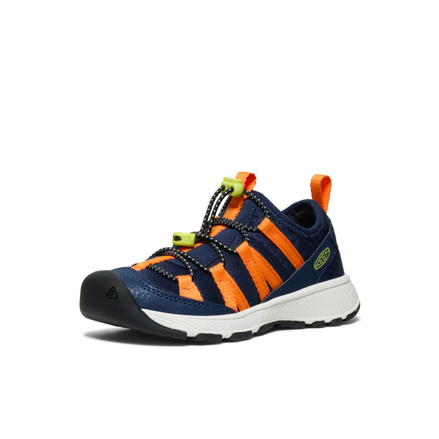 Keen Little Kids' Motozoa Sneaker Naval Academy/Bright Marigold