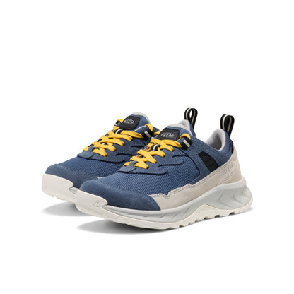 Keen Big Kids' Hightrail Waterproof Hiking Shoe Vintage Indigo/Alloy