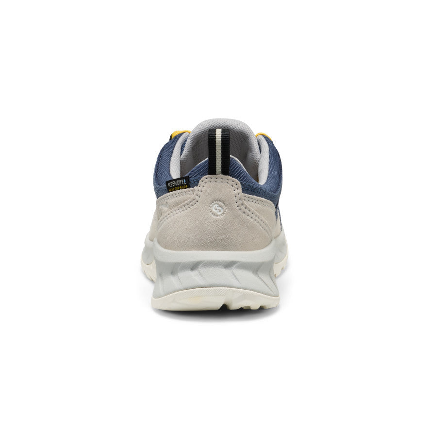 Keen Big Kids' Hightrail Waterproof Hiking Shoe Vintage Indigo/Alloy