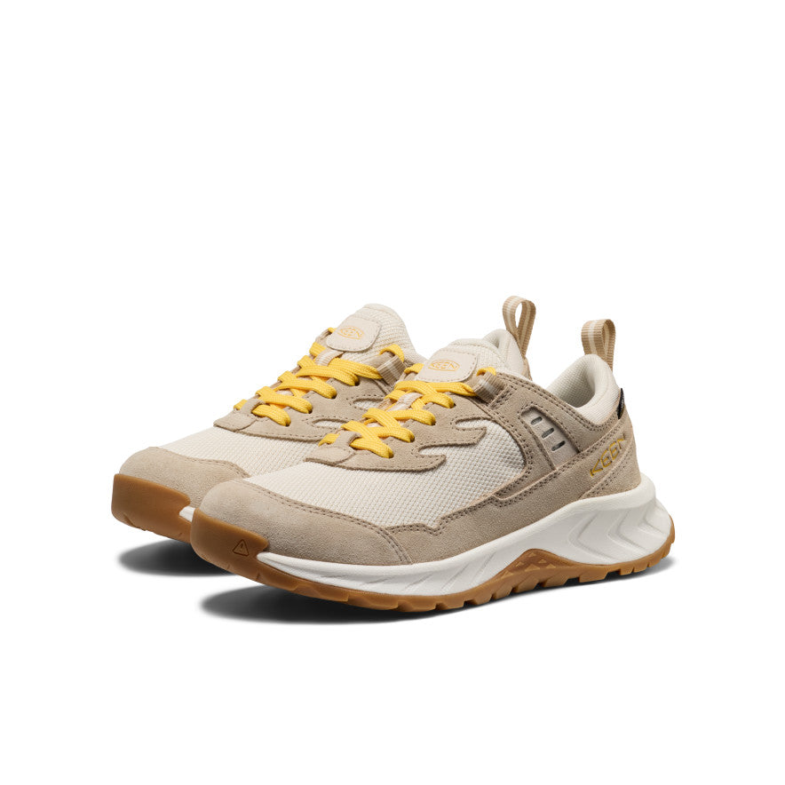 Keen Big Kids' Hightrail Waterproof Hiking Shoe Birch/Daffodil
