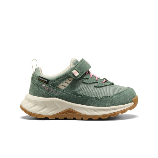 Keen Little Kids' Hightrail Waterproof Hiking Shoe Lily Pad/Cashmere Rose