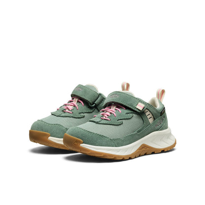 Keen Little Kids' Hightrail Waterproof Hiking Shoe Lily Pad/Cashmere Rose