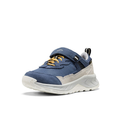 Keen Little Kids' Hightrail Waterproof Hiking Shoe Vintage Indigo/Alloy