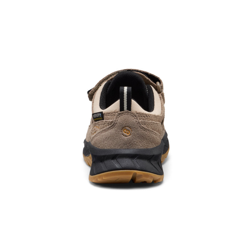 Keen Little Kids' Hightrail Waterproof Hiking Shoe Brindle/Oak Buff