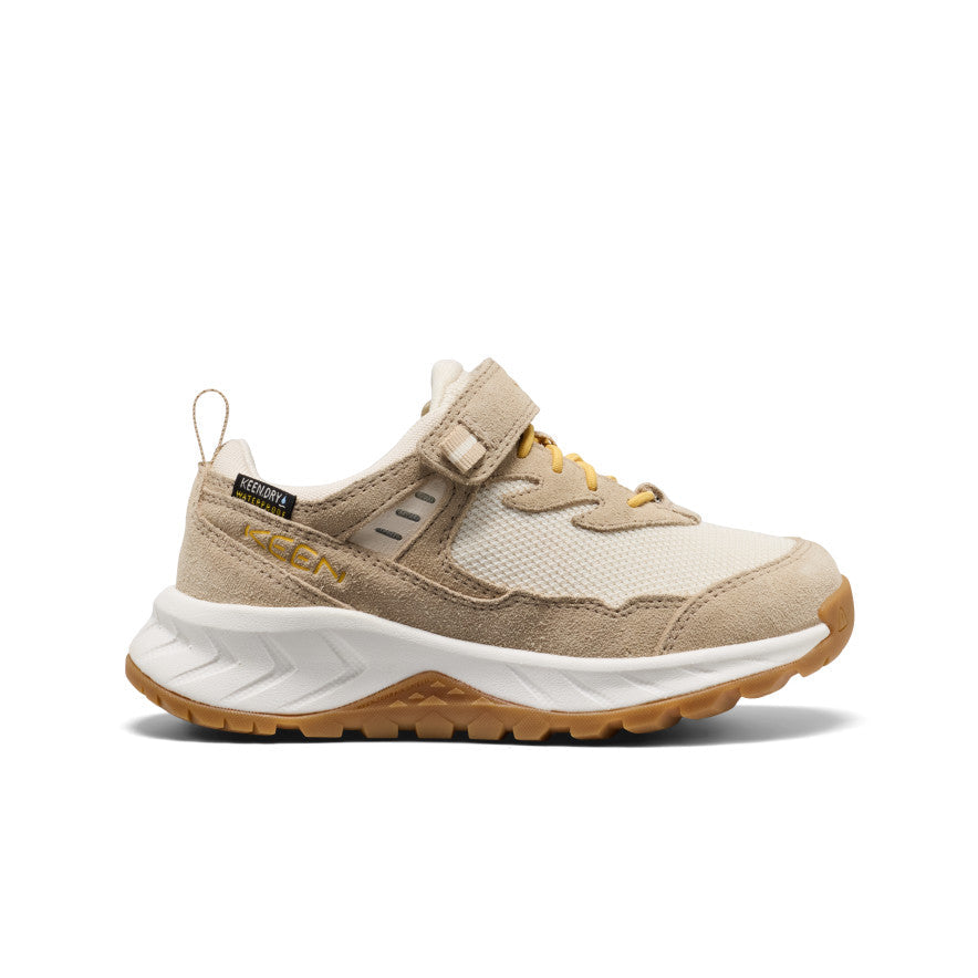 Keen Little Kids' Hightrail Waterproof Hiking Shoe Birch/Daffodil