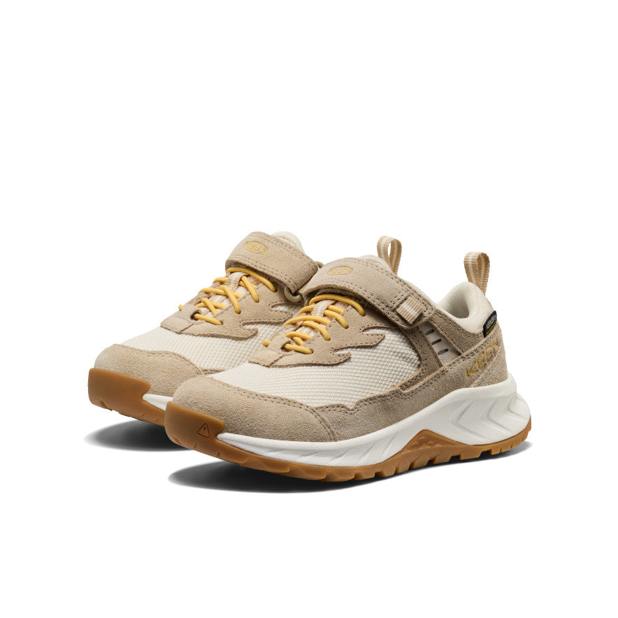 Keen Little Kids' Hightrail Waterproof Hiking Shoe Birch/Daffodil