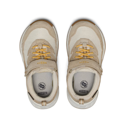 Keen Little Kids' Hightrail Waterproof Hiking Shoe Birch/Daffodil