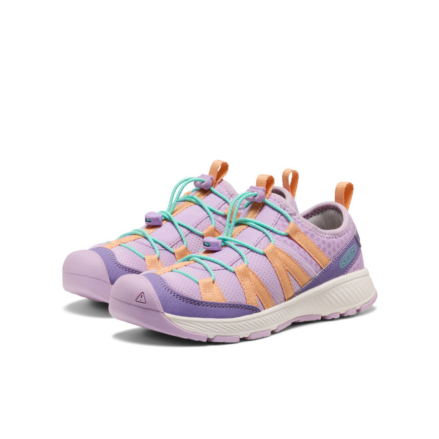 Keen Big Kids' Motozoa Sneaker Purple Haze/Peach Fuzz