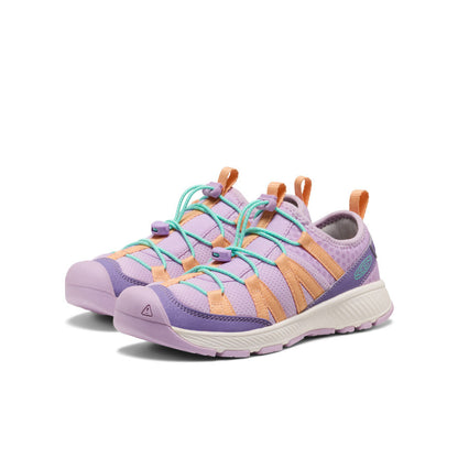 Keen Big Kids' Motozoa Sneaker Purple Haze/Peach Fuzz