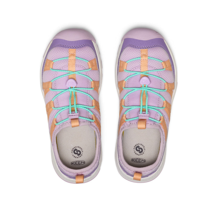 Keen Big Kids' Motozoa Sneaker Purple Haze/Peach Fuzz