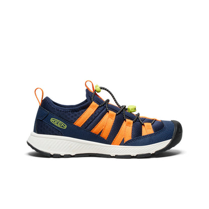 Keen Big Kids' Motozoa Sneaker Naval Academy/Bright Marigold