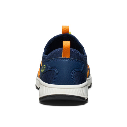 Keen Big Kids' Motozoa Sneaker Naval Academy/Bright Marigold
