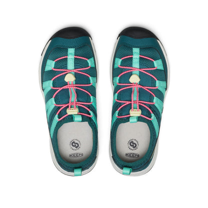 Keen Big Kids' Motozoa Sneaker Mediterranea/Pink Lemonade
