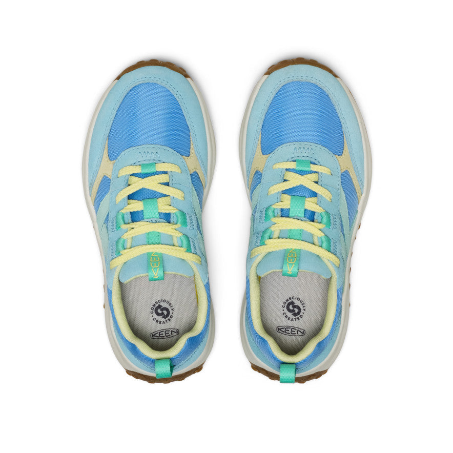 Keen Big Kids' KS86 Sneaker Baltic Sea/Wax Yellow