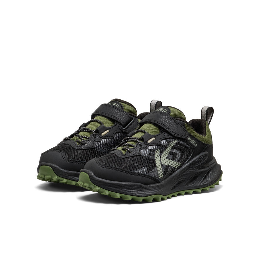 Keen Little Kids' Zionic Waterproof Shoe Black/Bronze Green