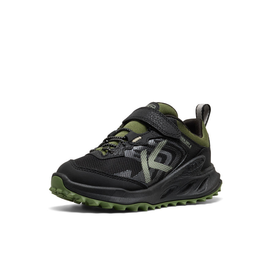 Keen Little Kids' Zionic Waterproof Shoe Black/Bronze Green