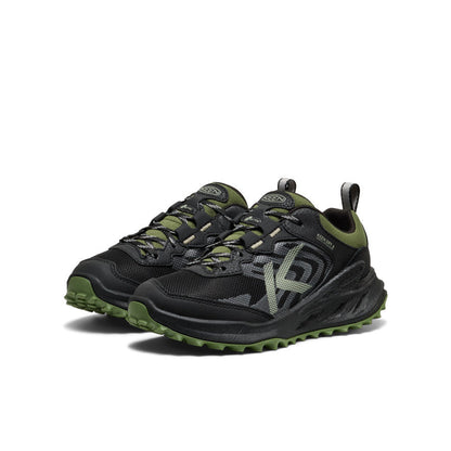 Keen Big Kids' Zionic Waterproof Shoe Black/Bronze Green