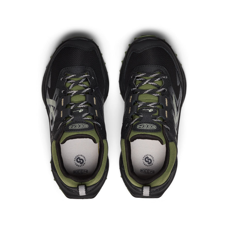 Keen Big Kids' Zionic Waterproof Shoe Black/Bronze Green