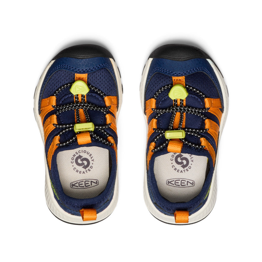 Keen Toddlers' Motozoa Sneaker Naval Academy/Bright Marigold
