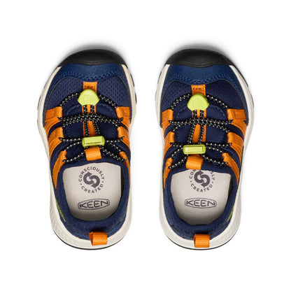 Keen Toddlers' Motozoa Sneaker Naval Academy/Bright Marigold