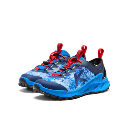 Keen Big Kids' Zionic ADV Sandal Precious Blue/Racing Red