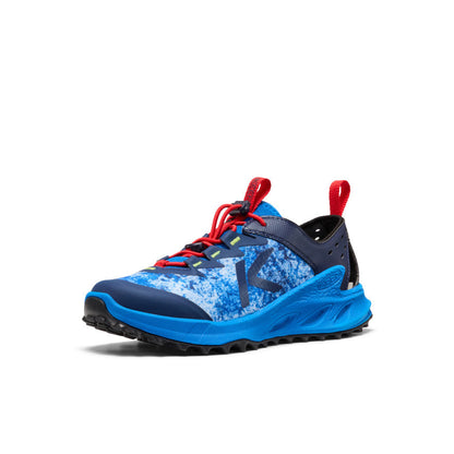 Keen Big Kids' Zionic ADV Sandal Precious Blue/Racing Red