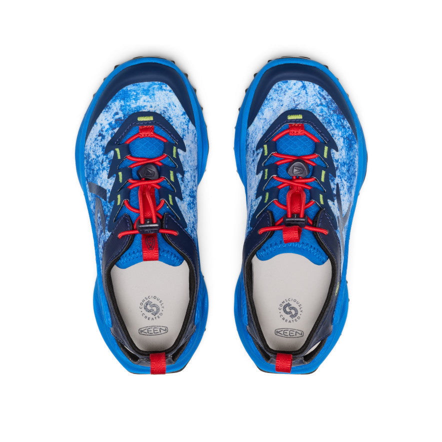 Keen Big Kids' Zionic ADV Sandal Precious Blue/Racing Red