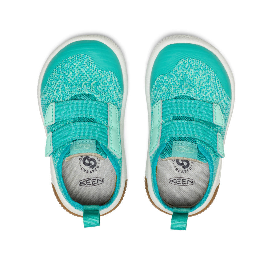 Keen Toddlers' KNX Knit Double Strap Bright Aqua/Cabbage