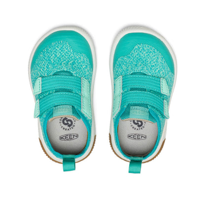 Keen Toddlers' KNX Knit Double Strap Bright Aqua/Cabbage