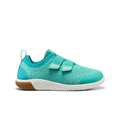 Keen Big Kids' KNX Knit Double Strap Bright Aqua/Cabbage