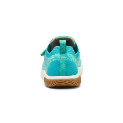 Keen Big Kids' KNX Knit Double Strap Bright Aqua/Cabbage