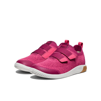 Keen Big Kids' KNX Knit Double Strap Beaujolais/Raspberry