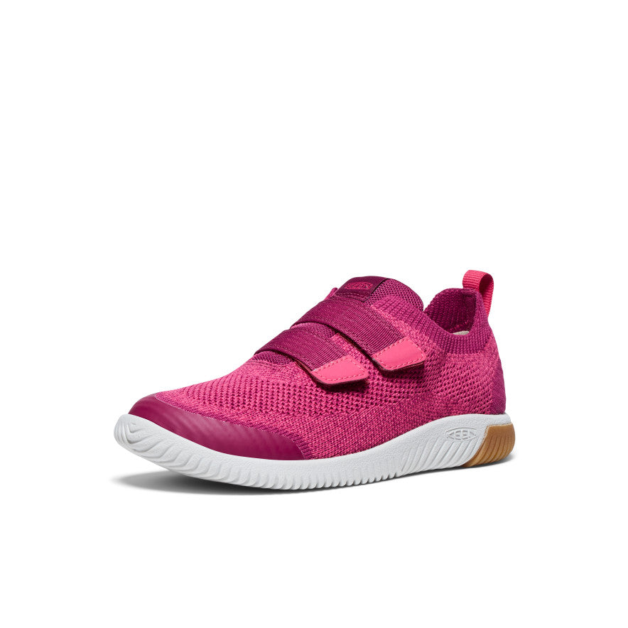 Keen Big Kids' KNX Knit Double Strap Beaujolais/Raspberry
