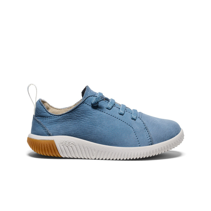 Keen Little Kids' KNX Leather Sneaker Coronet Blue/Vapor
