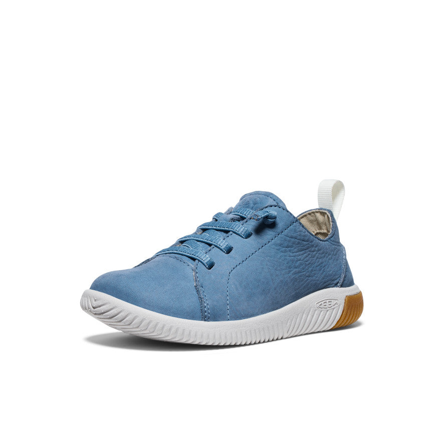 Keen Little Kids' KNX Leather Sneaker Coronet Blue/Vapor