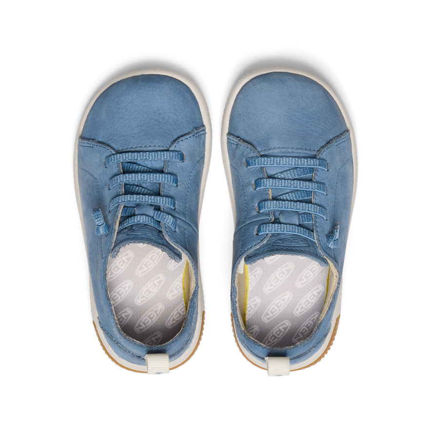 Keen Little Kids' KNX Leather Sneaker Coronet Blue/Vapor