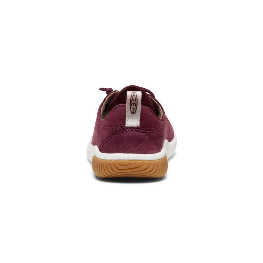 Keen Little Kids' KNX Leather Sneaker Fig/Star White