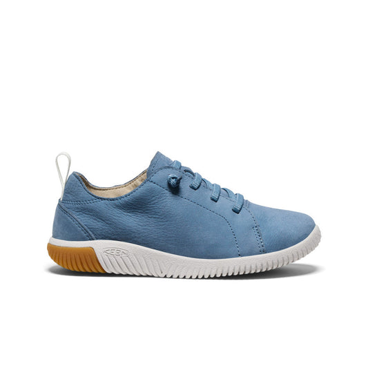 Keen Big Kids' KNX Leather Sneaker Coronet Blue/Vapor