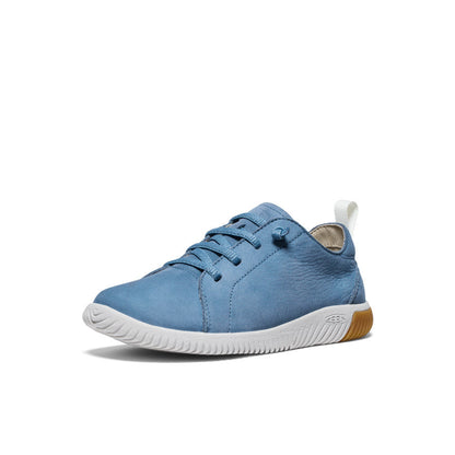Keen Big Kids' KNX Leather Sneaker Coronet Blue/Vapor